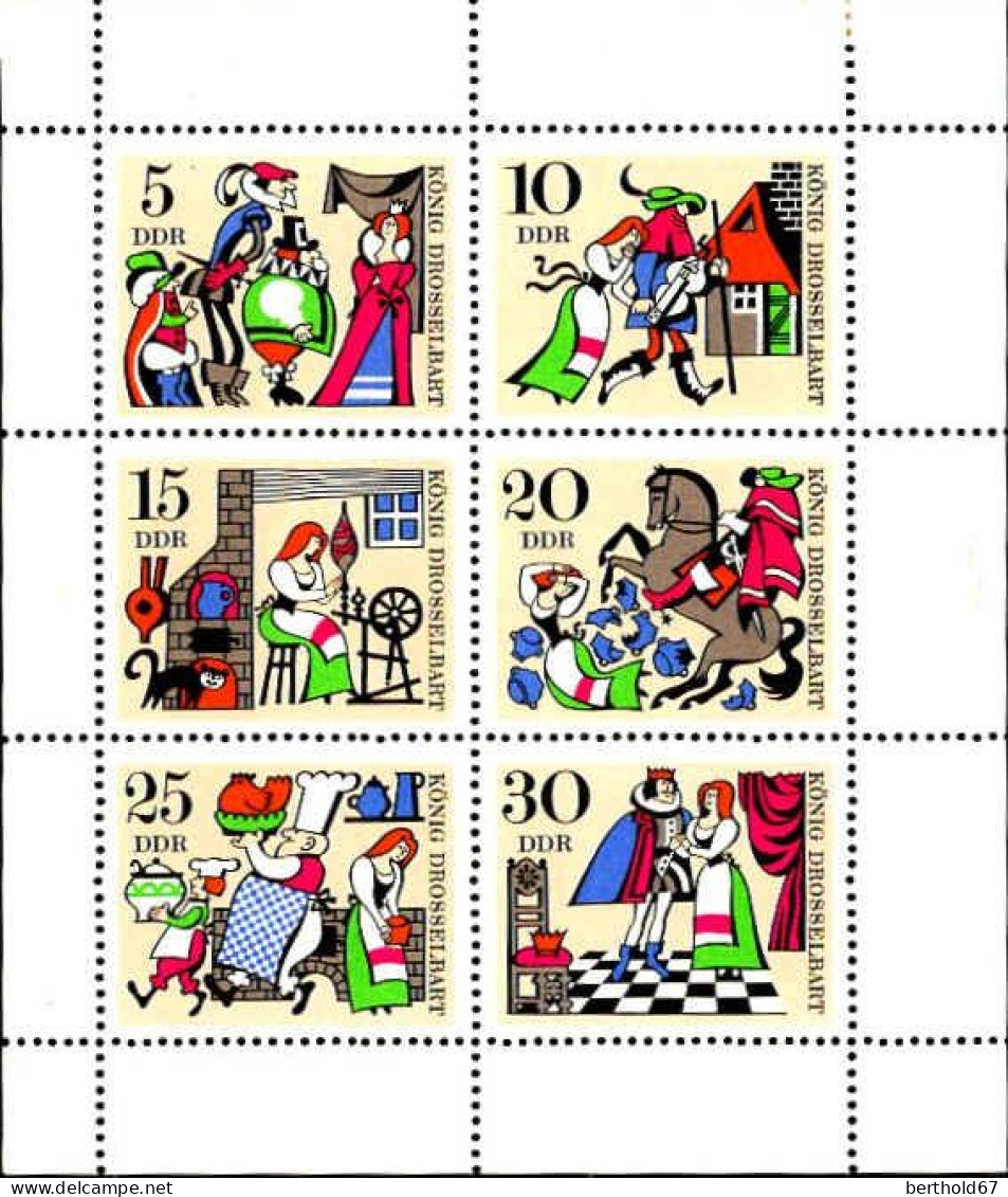 Rda Poste N** Yv:1020F Mi:1323KB König Drosselbart - Unused Stamps