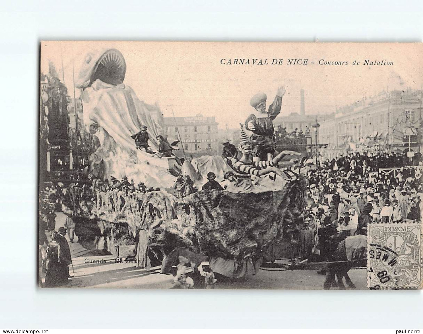 NICE : Carnaval, Concours De Natation - Très Bon état - Carnival