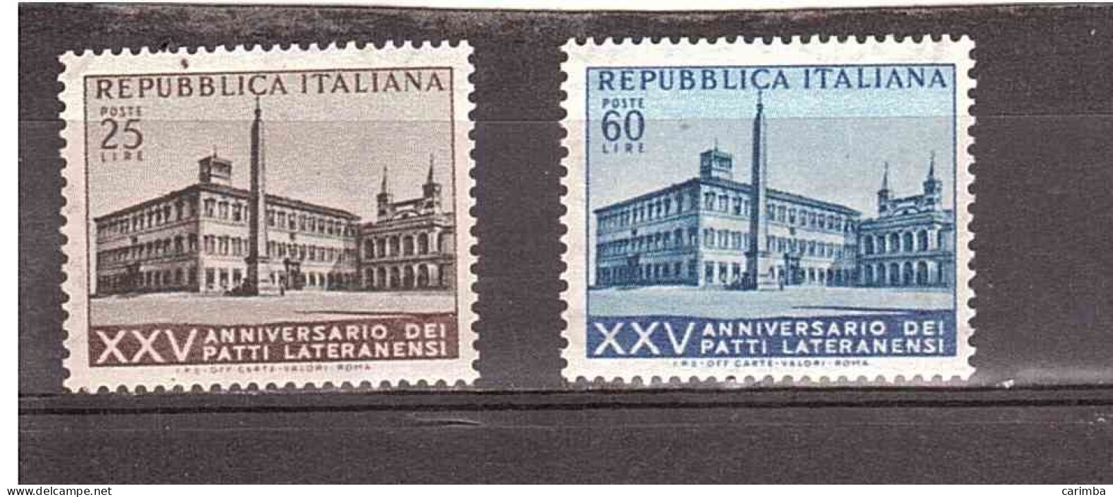 1954 PATTI LATERANENSI - 1946-60: Mint/hinged