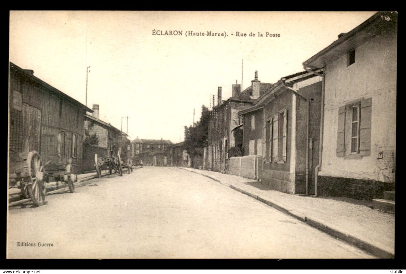 52 - ECLARON - RUE DE LA POSTE - Eclaron Braucourt Sainte Liviere