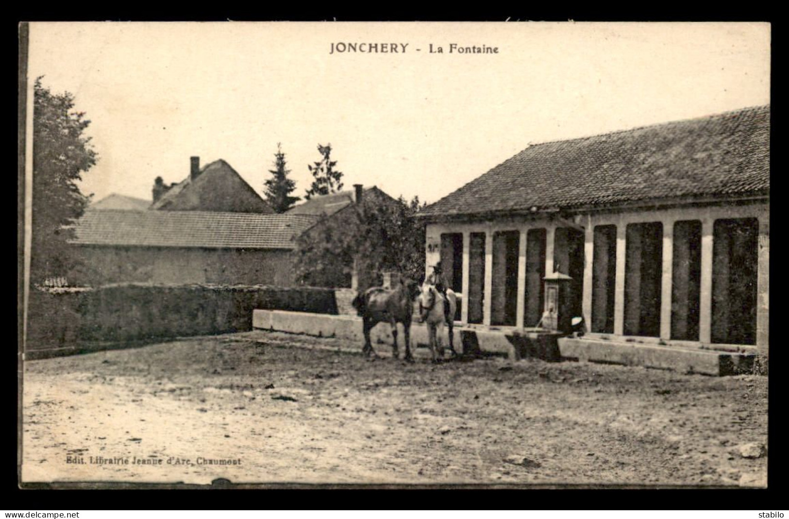 52 - JONCHERY - LA FONTAINE - CHEVAUX - Autres & Non Classés
