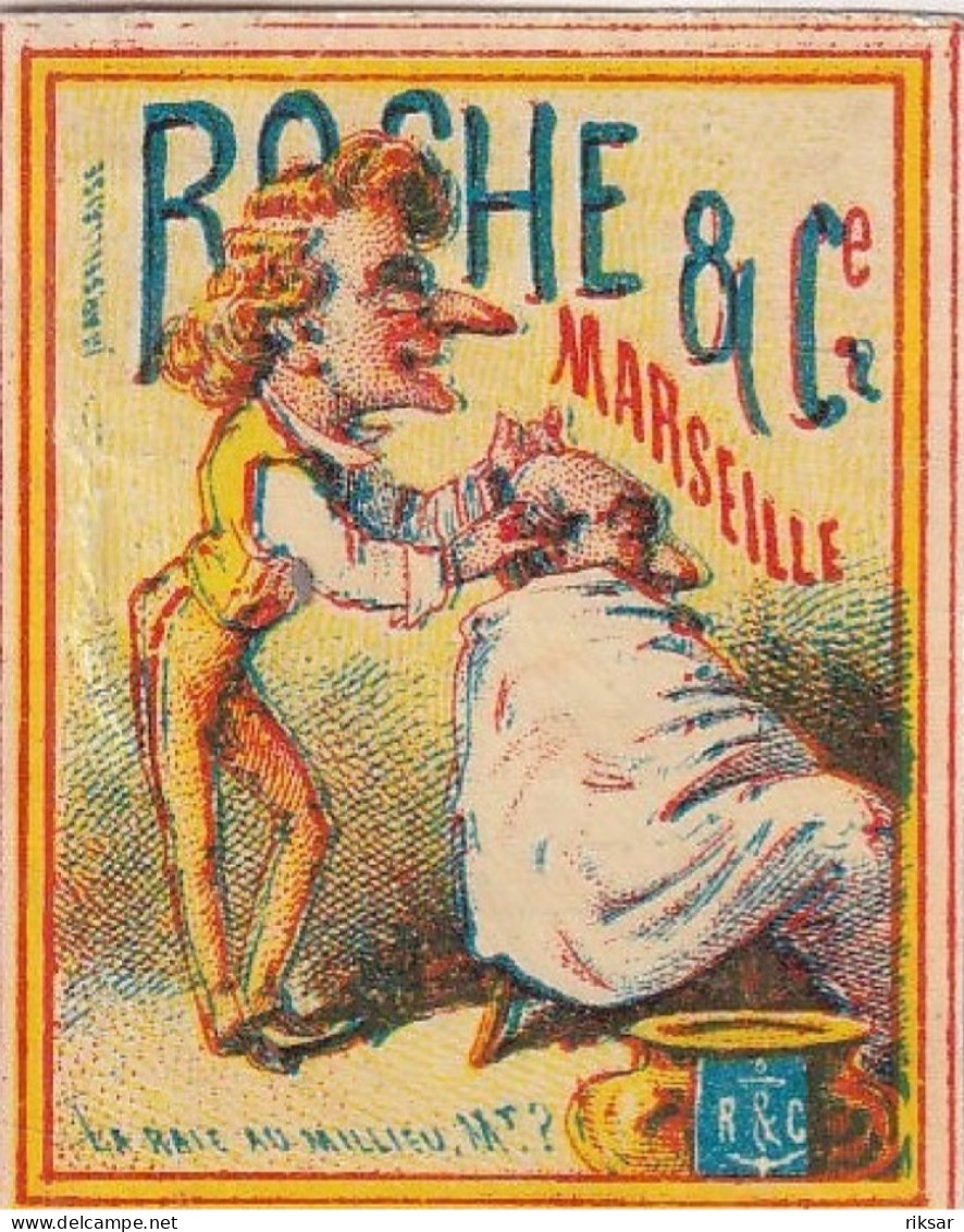 ETIQUETTE D ALLUMETTE(ROCHE) MARSEILLE(COIFFEUR) - Boites D'allumettes - Etiquettes