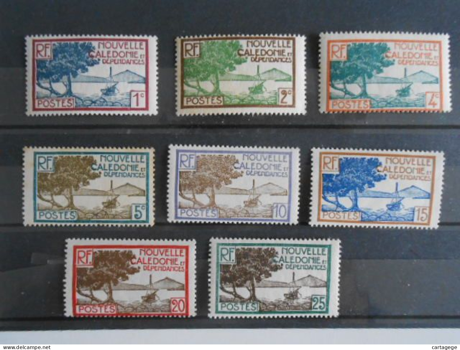 NOUVELLE-CALEDONIE YT 139/146 BAIE DE LA POINTE DES PALETUVIENS* - Unused Stamps
