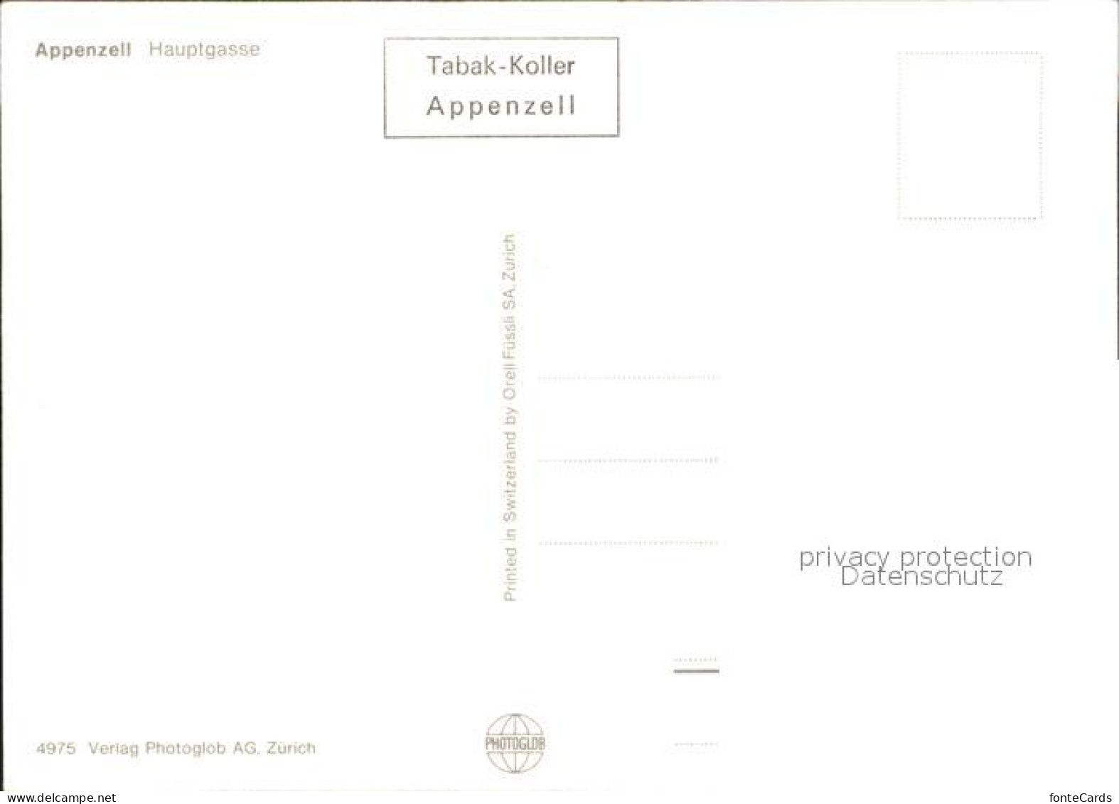 11881207 Appenzell IR Hauptgasse  Appenzell - Andere & Zonder Classificatie