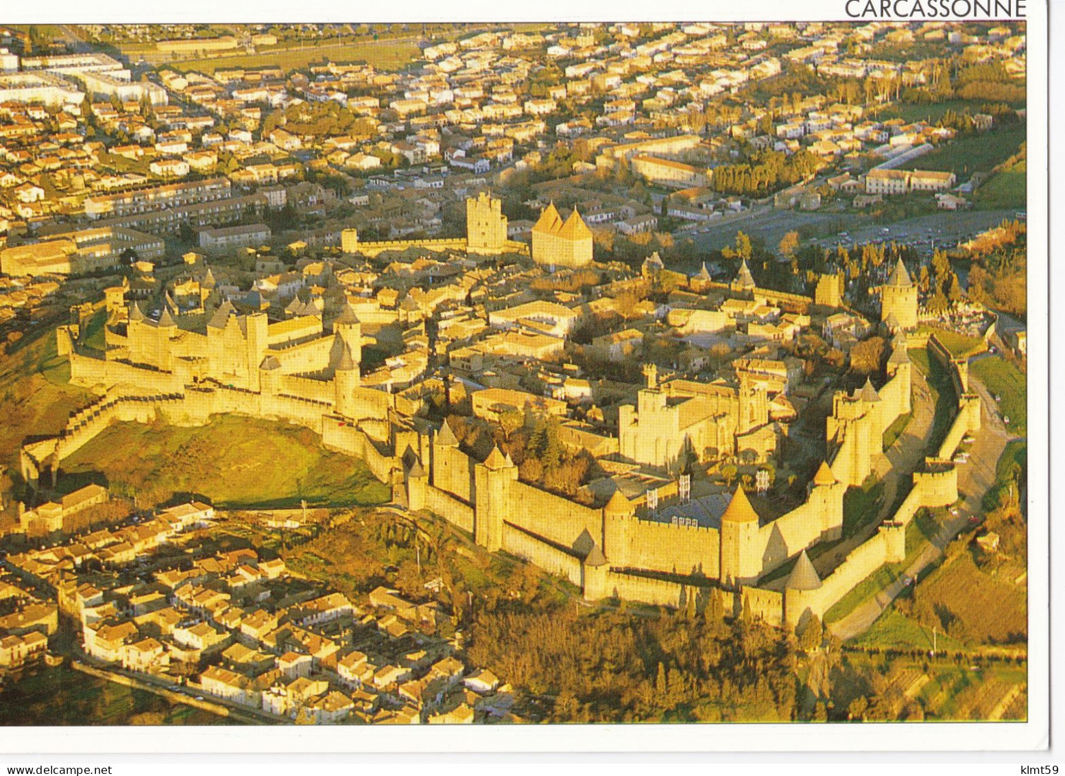 Carcassonne -  Vue Générale Aérienne De La Cité Médiévale - Carcassonne