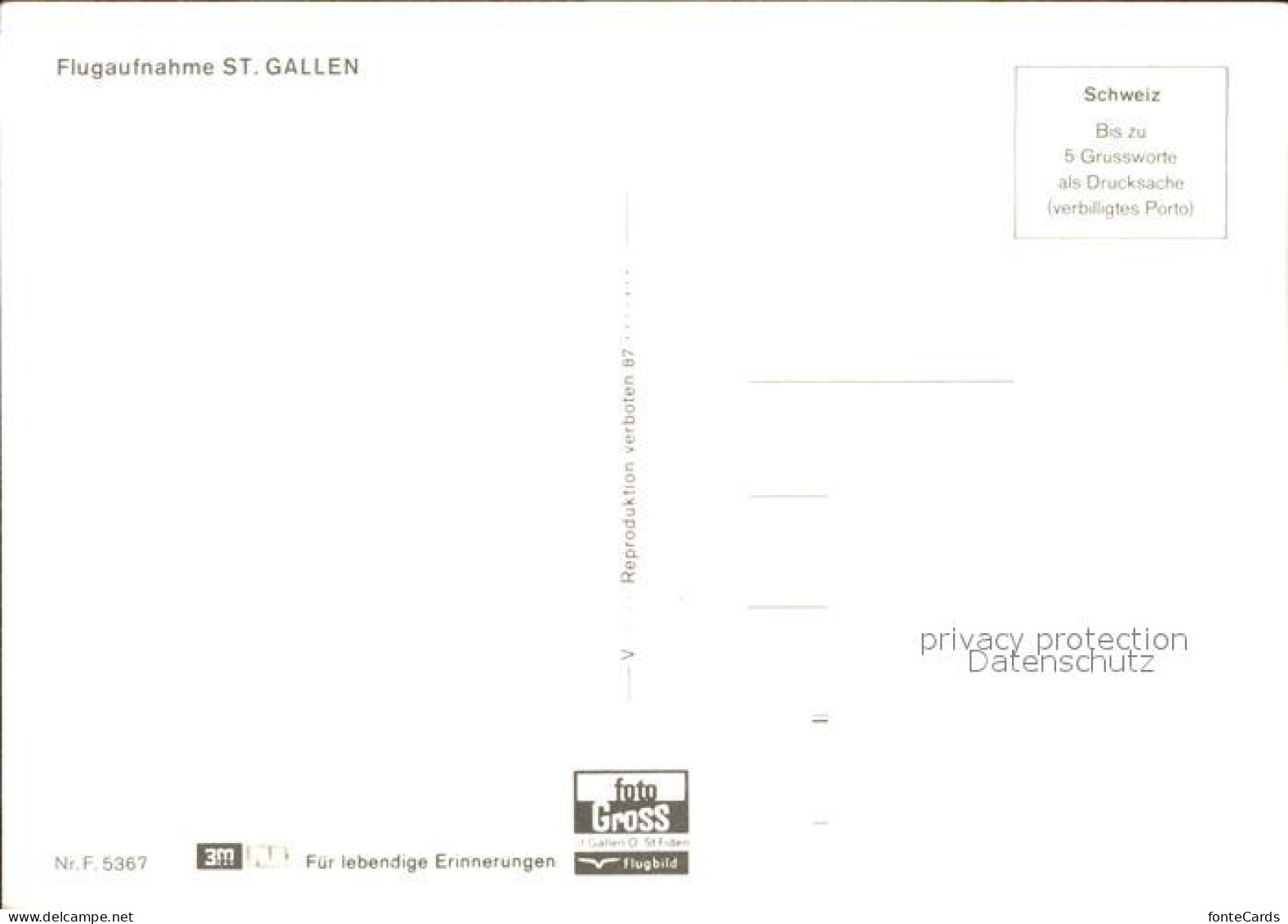 11881107 St Gallen SG Fliegeraufnahme St. Gallen - Other & Unclassified