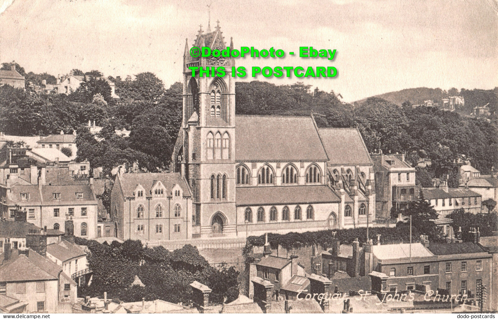 R417150 Torquay. St. John Church. F. Frith. No. 52952. 1907 - World
