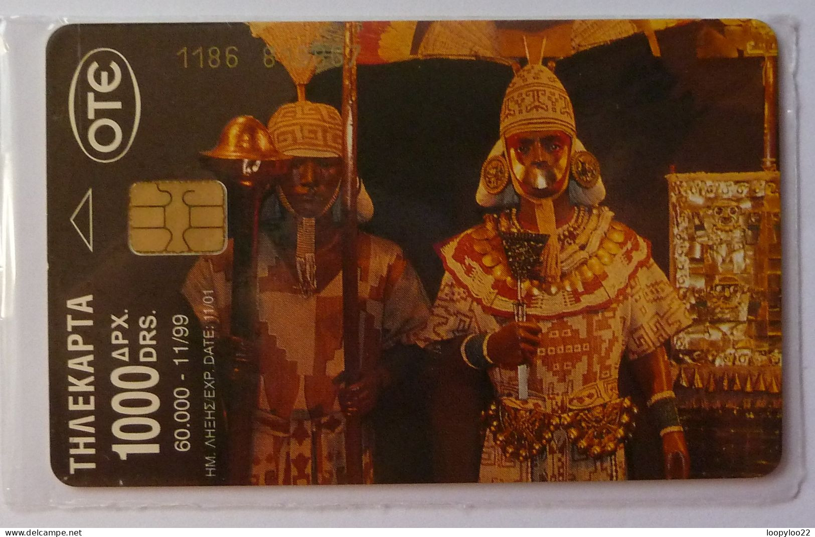 GREECE - Chip - OTE - Millenium - Incas - 11/99 - 1000 Units - Mint Blister - Grecia
