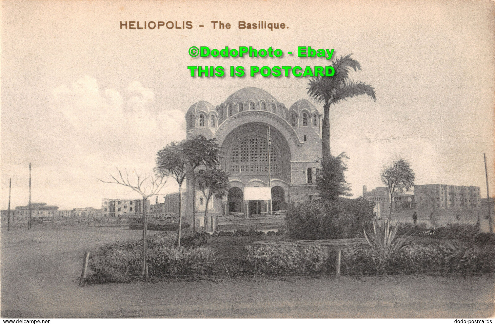 R417540 Heliopolis. The Basilique. The Cairo Postcard Trust. Serie. 601 - World