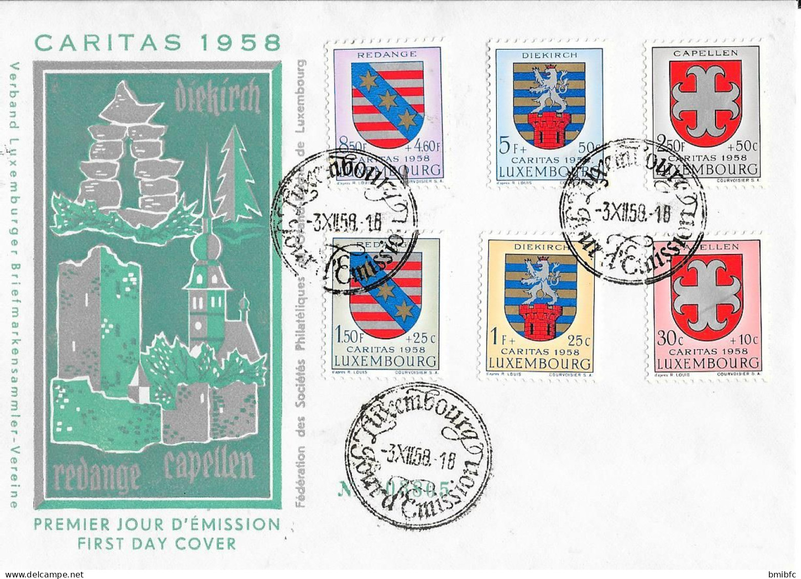 CARITAS 1958 - FDC