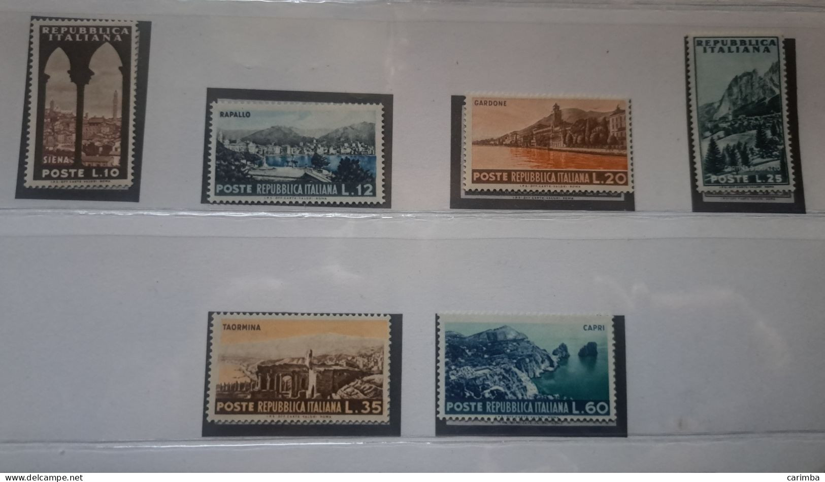 1953 TURISTICA - 1946-60: Nieuw/plakker