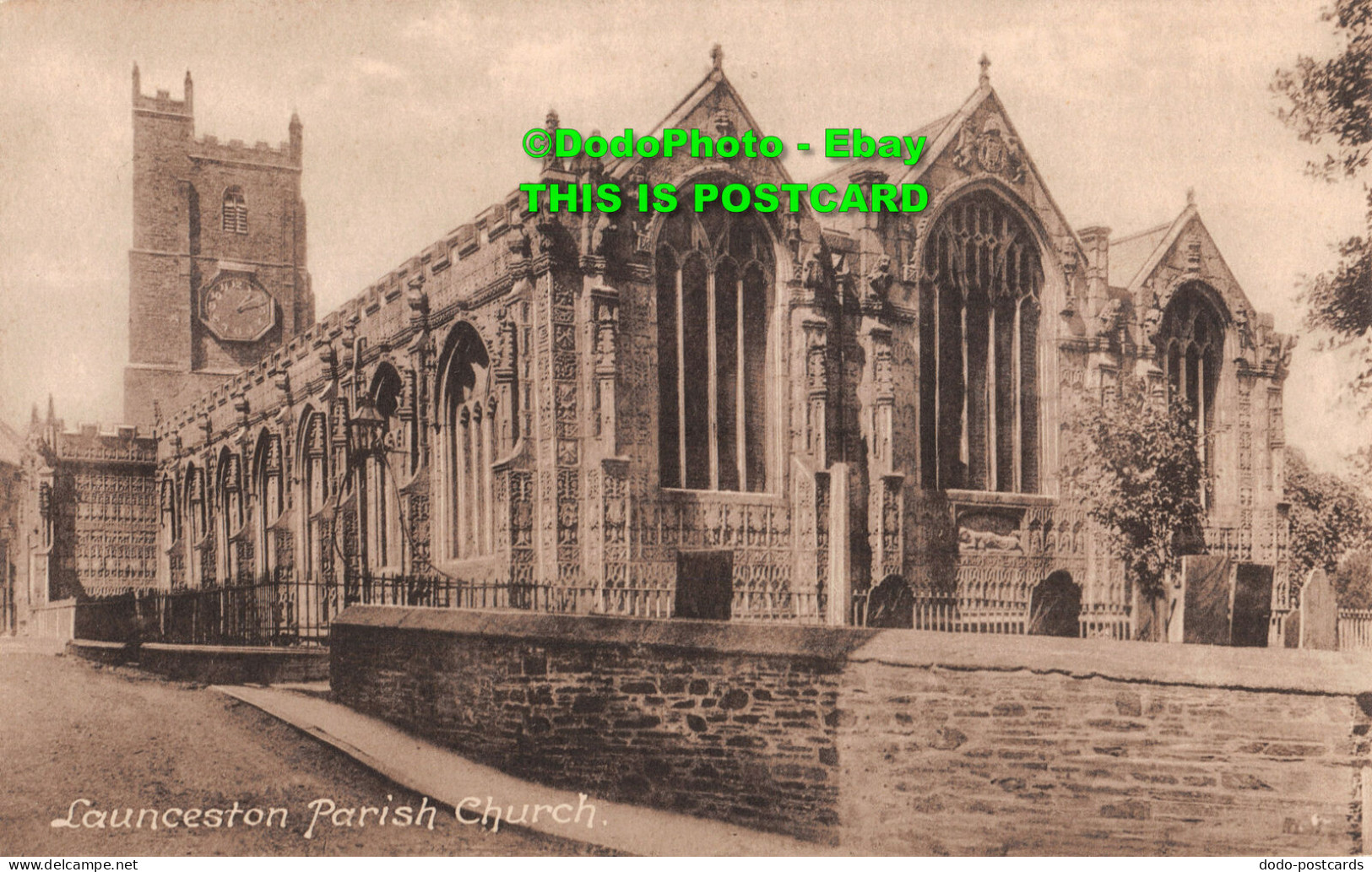 R417568 Launceston Parish Church. F. Frith. No. 44340 - Wereld