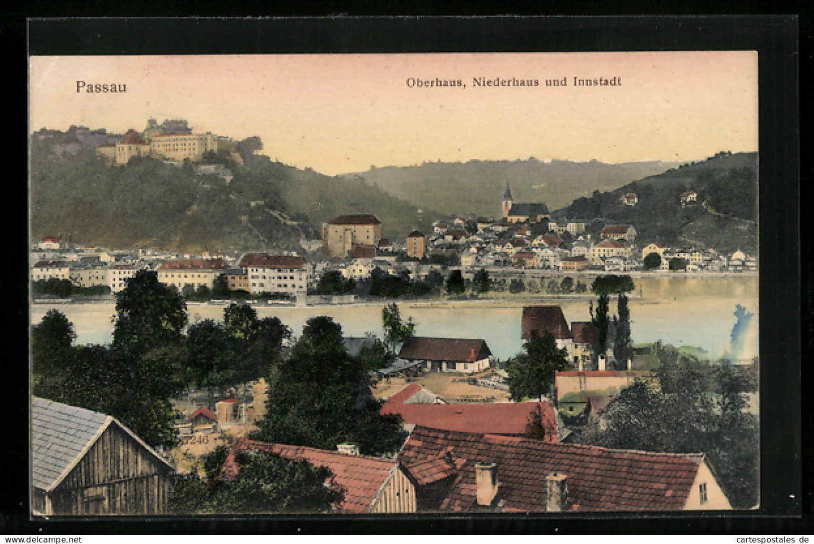AK Passau, Oberhaus, Niederhaus Und Innstadt  - Passau