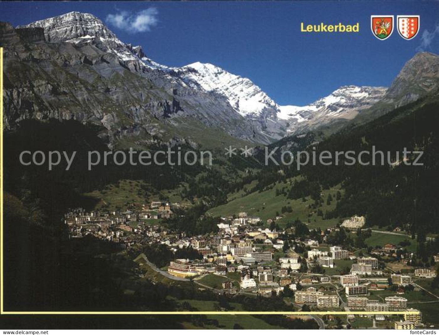 11880367 Leukerbad Mit Rinderhorn Balmhorn Gitzifurgge Ferdenrothorn Leukerbad - Autres & Non Classés