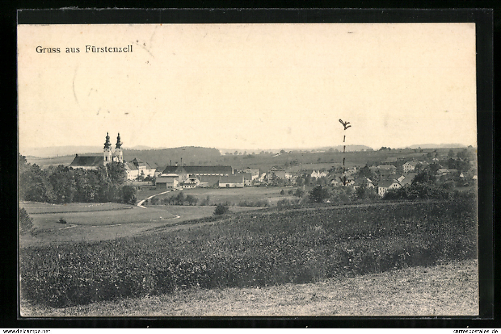 AK Fürstenzell, Ortspanorama Mit Der Kirche  - Other & Unclassified