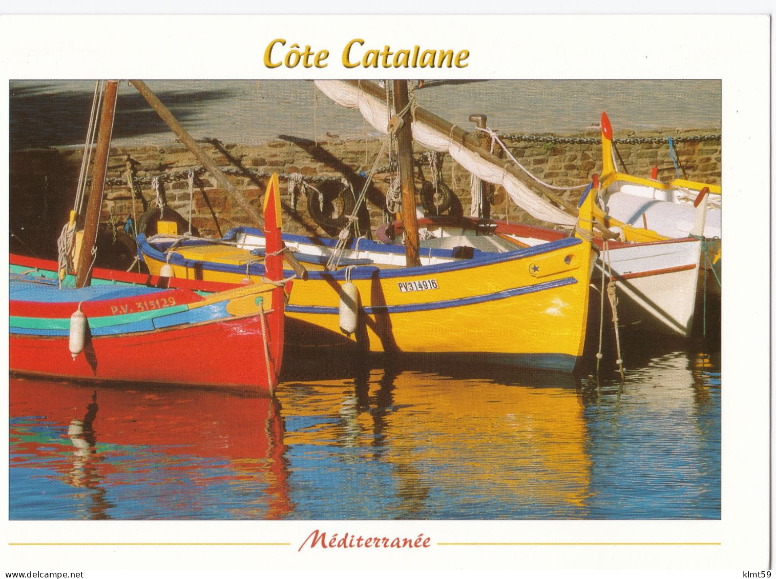 Côte Catalane - Typiques Barques Catalanes Dans Le Port De Collioure - Collioure