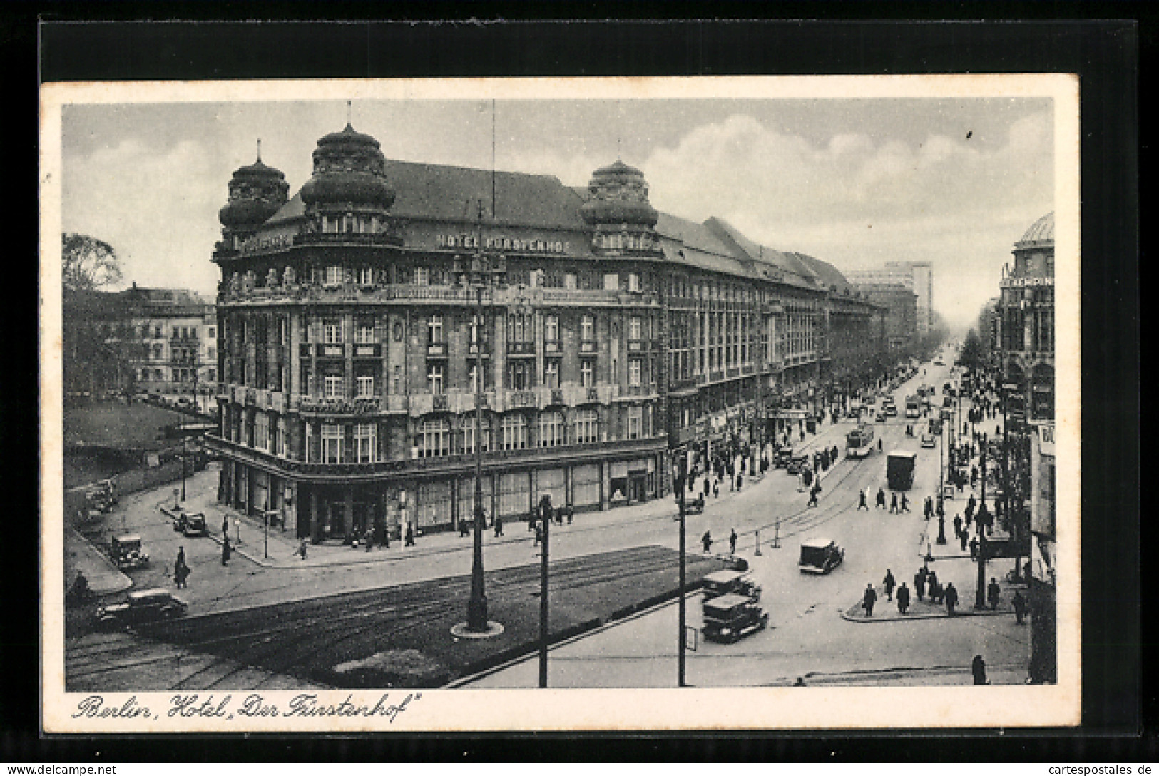 AK Berlin-Tiergarten, Am Hotel Der Fürstenhof  - Tiergarten