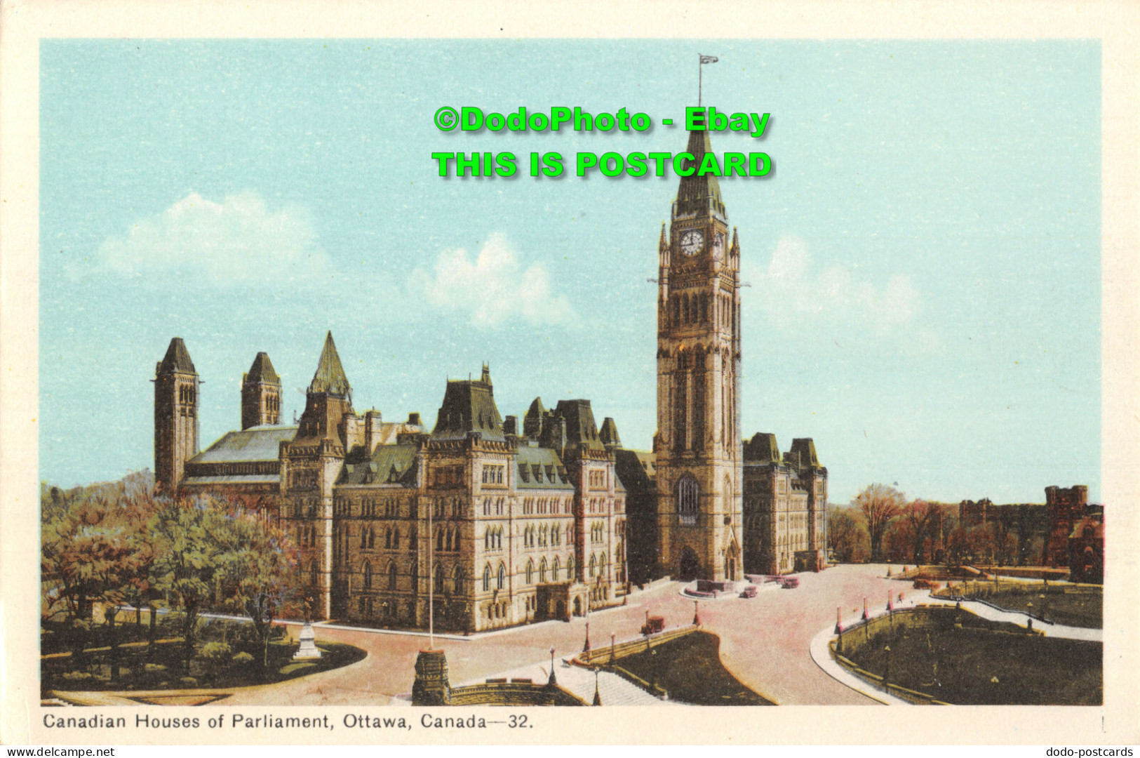 R417596 Canada. Canadian Houses Of Parliament. Ottawa. Photogelatine Engraving - Wereld