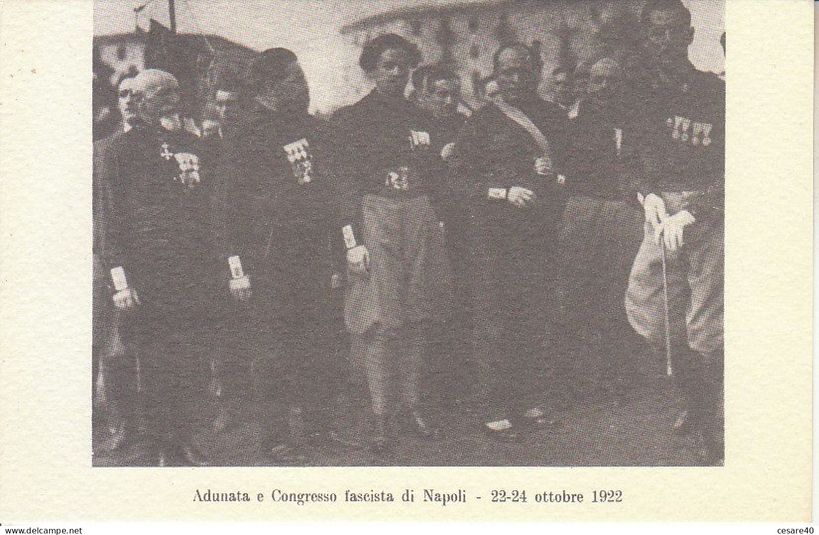 ITALIA - B. MUSSOLINI - Luoghi E Immagini Di Manifestazioni Del DUCE, Opaca, Anni 50, For.140x90 - 2021-04 - Personnages