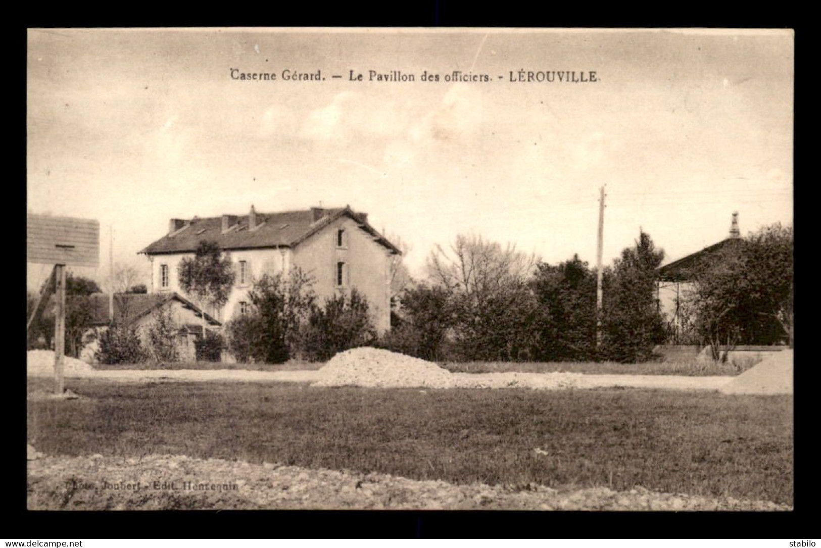 55 - LEROUVILLE - CASERNE GERARD - PAVILLON DES OFFICIERS - EDITEUR JOUBERT - Lerouville