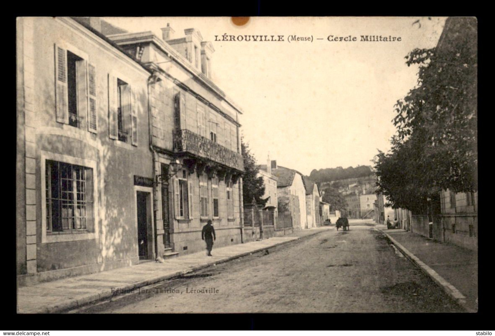 55 - LEROUVILLE - LE CERCLE MILITAIRE - EDITEUR JURY-THIRION - Lerouville