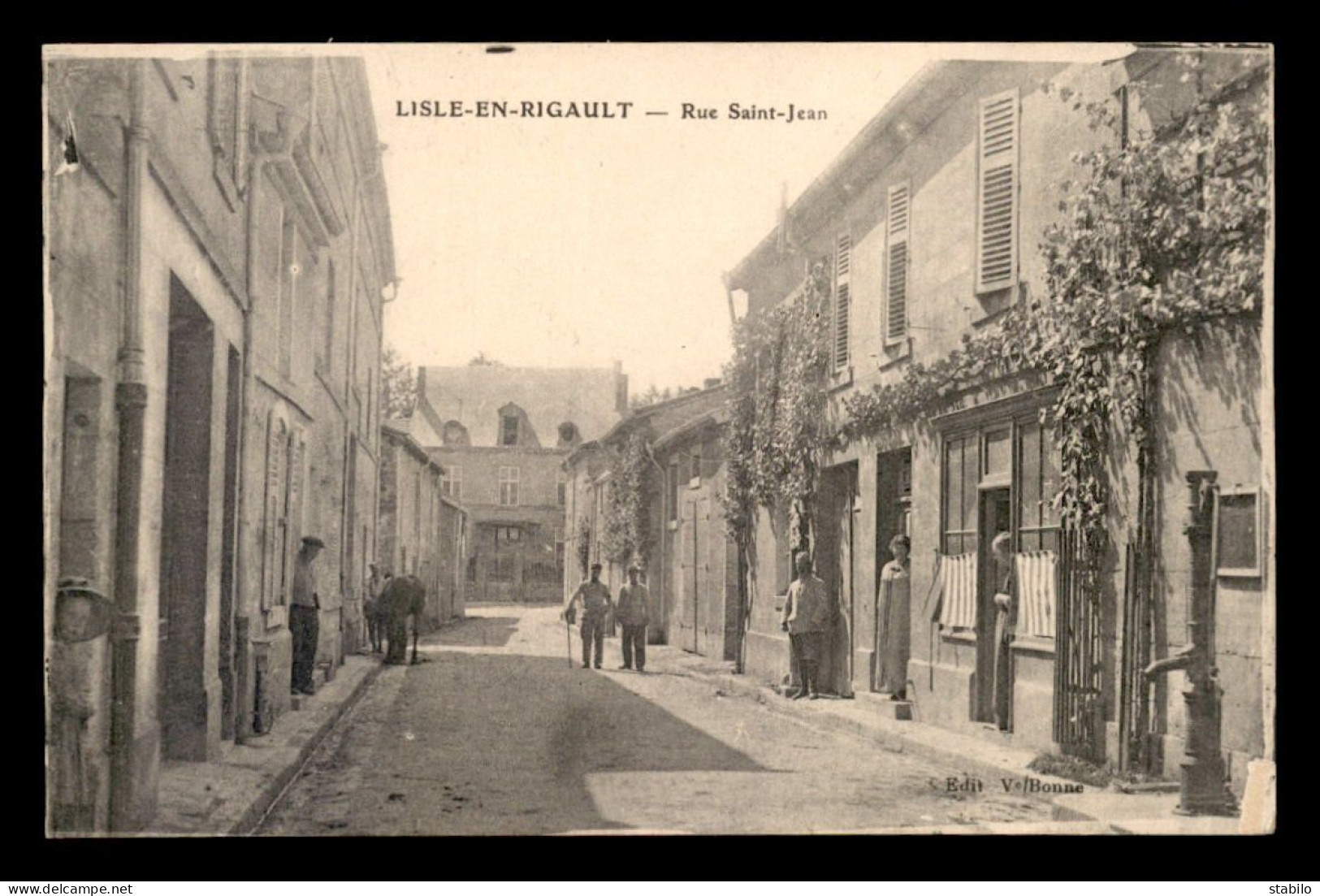 55 - LISLE-EN-RIGAULT - RUE ST-JEAN - EDITEUR BONNE - Other & Unclassified