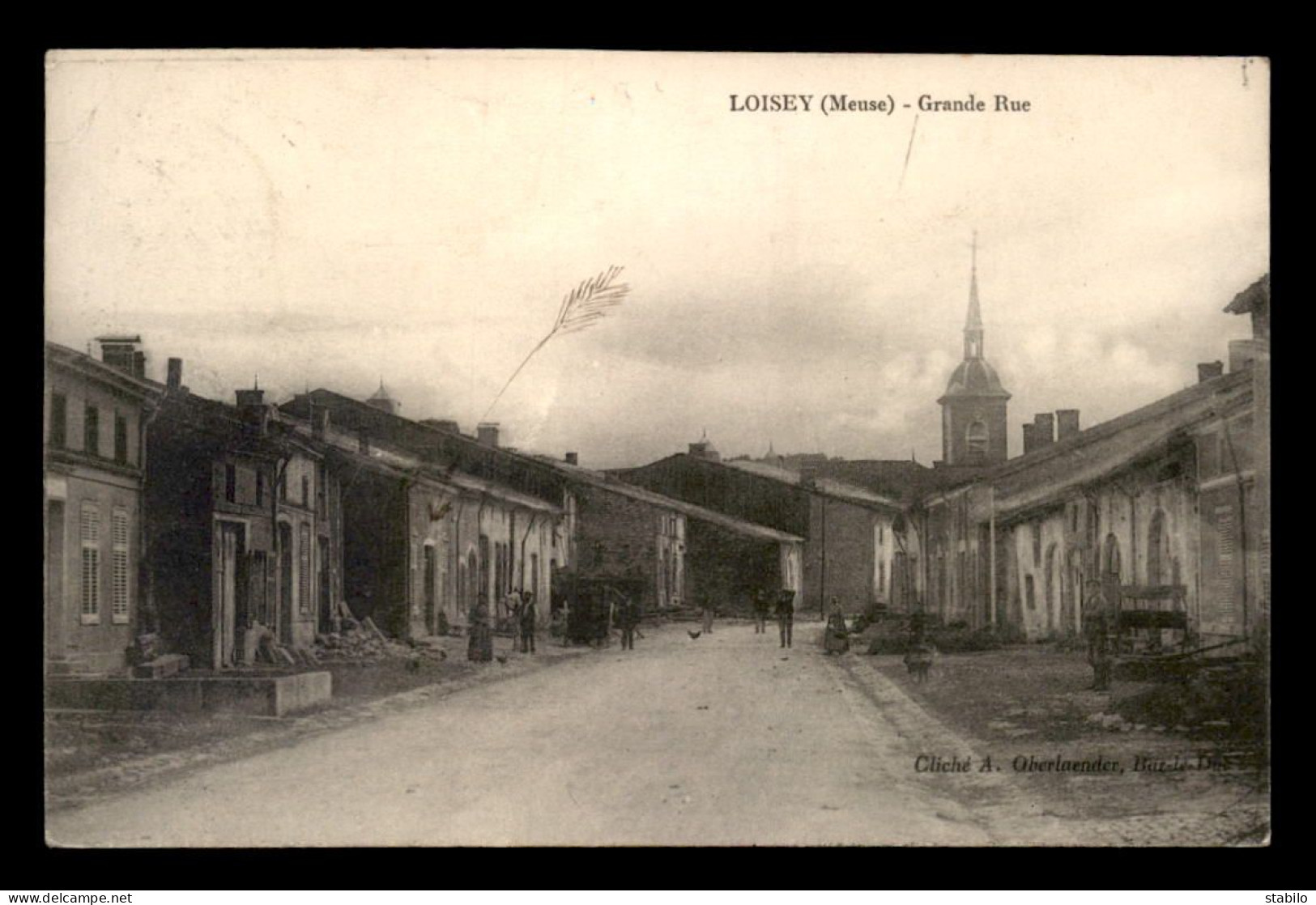 55 - LOISEY - GRANDE RUE - CLICHE OBERLAENDER - Autres & Non Classés