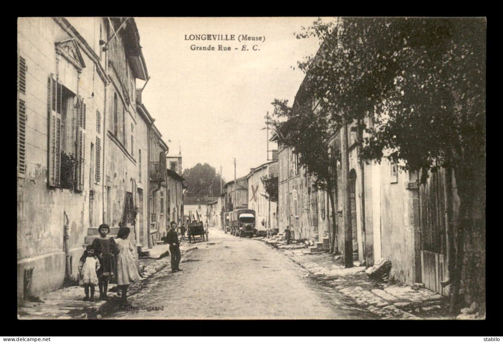 55 - LONGEVILLE-EN-BARROIS - GRANDE RUE - EDITEUR E.C. - Autres & Non Classés