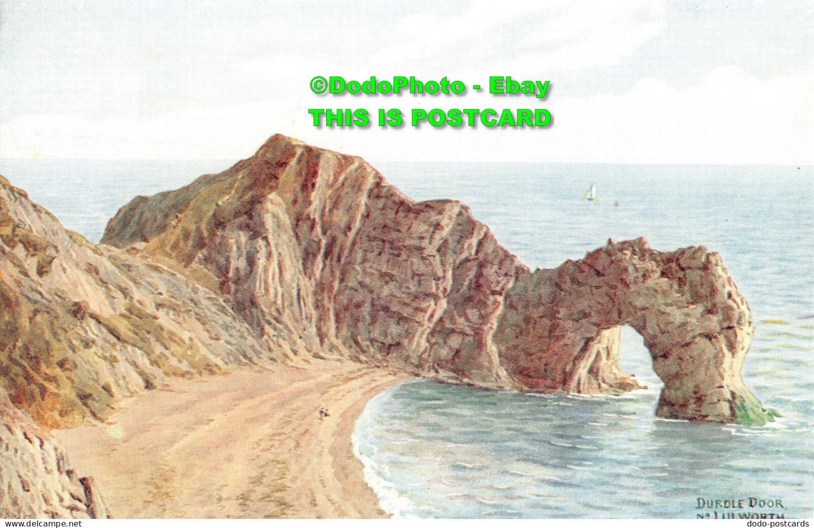 R417610 Durdle Door Nr. Lulworth. J. Salmon. Postcard - Wereld