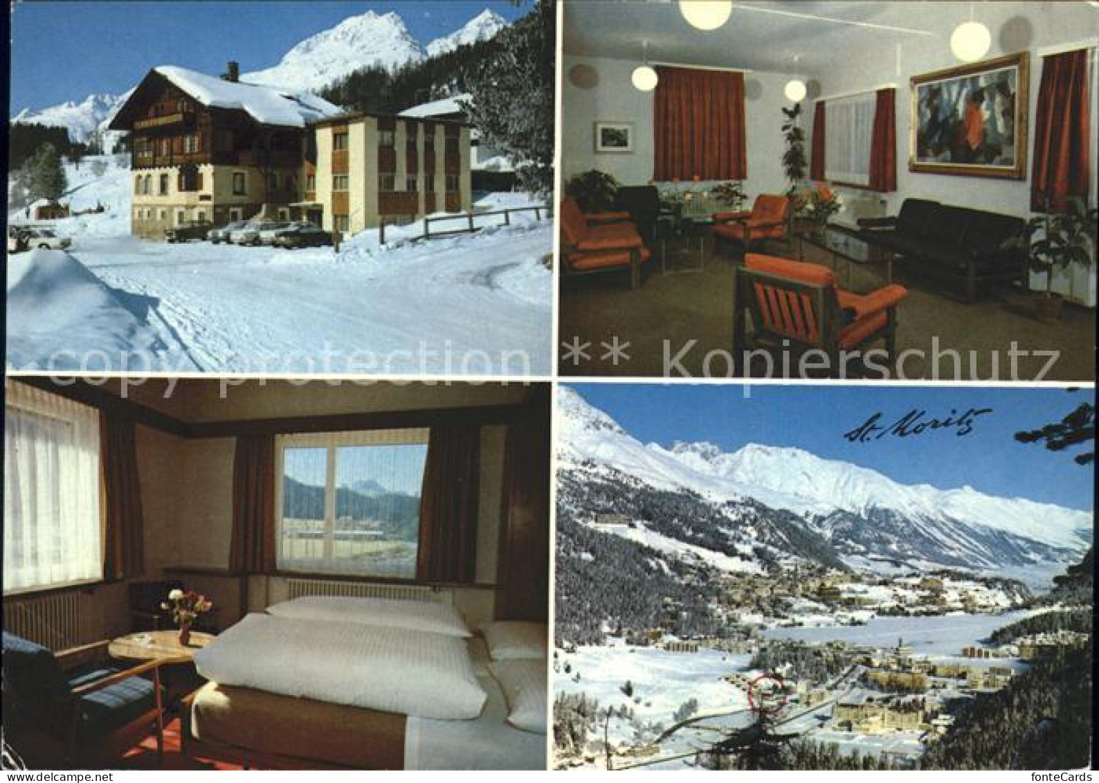 11880157 St Moritz GR Hotel Nolda Zimmer Panorama St. Moritz - Sonstige & Ohne Zuordnung