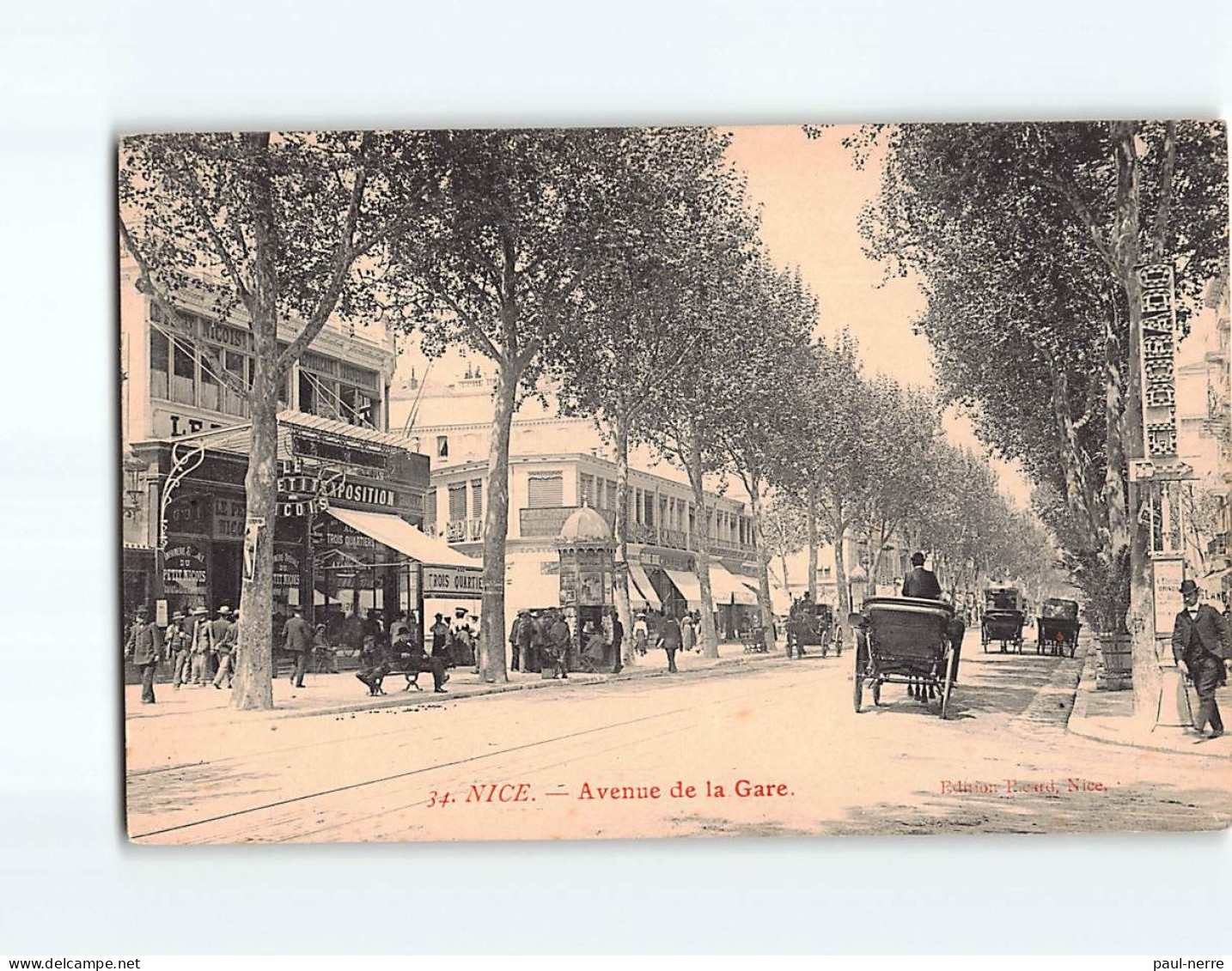 NICE : Avenue De La Gare - Très Bon état - Altri & Non Classificati