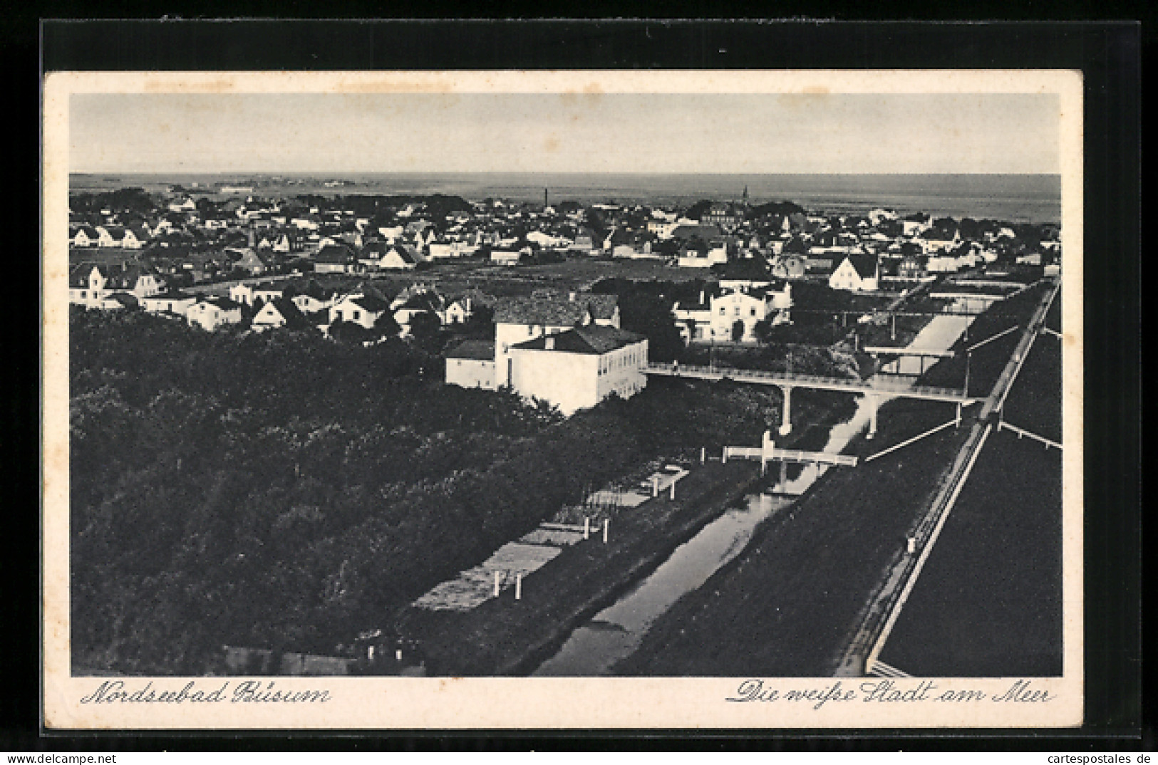 AK Nordseebad Büsum, Generalansicht Der Weissen Stadt Am Meer  - Büsum