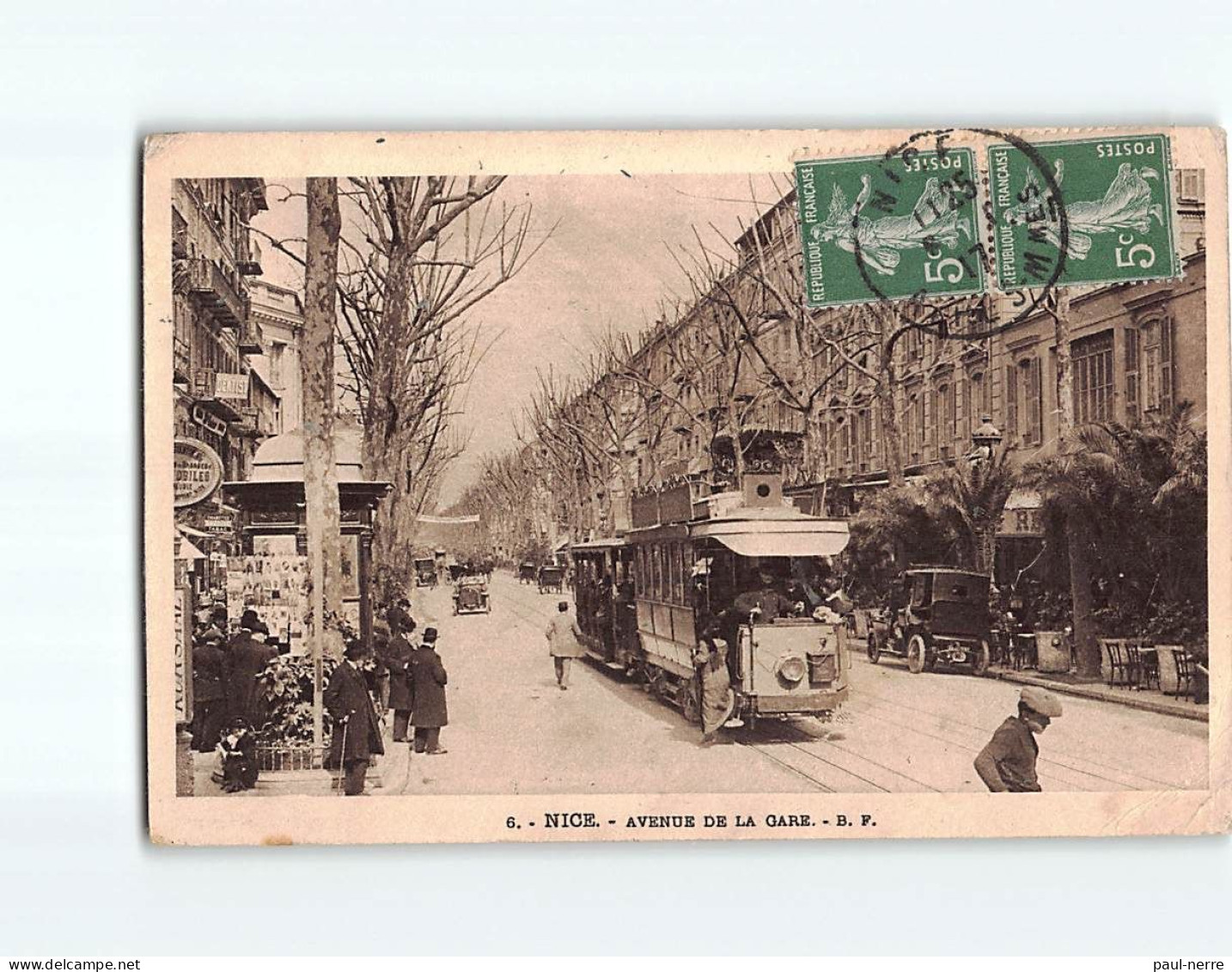 NICE : Avenue De La Gare - état - Other & Unclassified