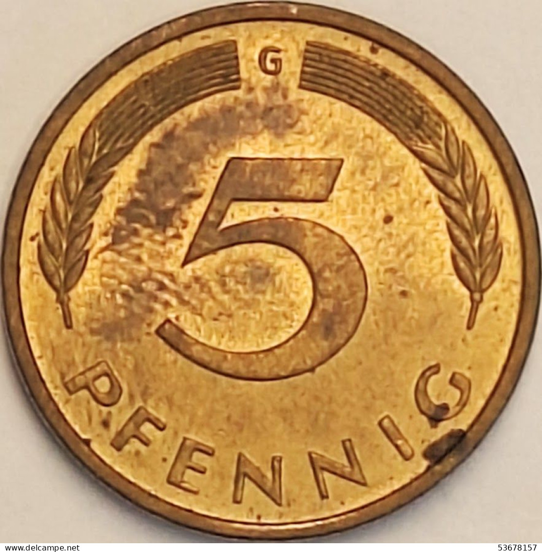 Germany Federal Republic - 5 Pfennig 1984 G, KM# 107 (#4605) - 5 Pfennig