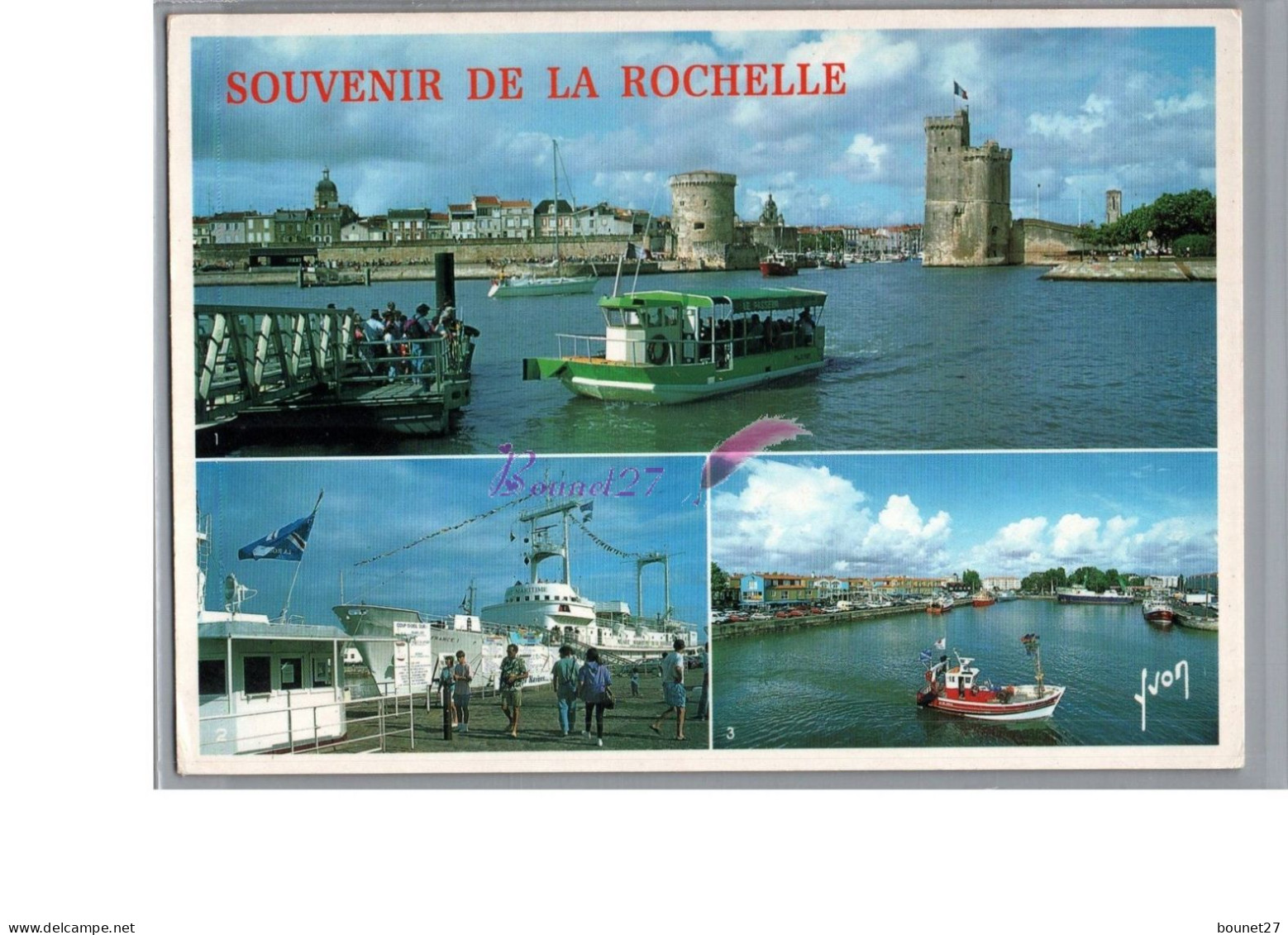 LA ROCHELLE 17 - L'avant Port Et Les Deux Tours Musée Maritime Le Gabut Et Le Port De Pêche Bateau Toursite - La Rochelle