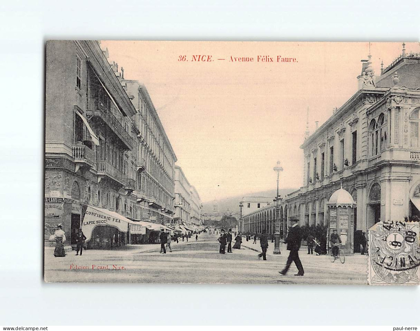 NICE : Avenue Félix Faure - Très Bon état - Autres & Non Classés