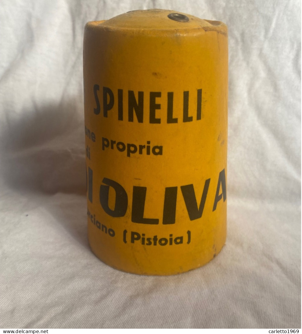 COPRI TAPPO DAMIGIANA OLIO DI OLIVA  SPINELLI ANSELMO CASTELLO DI LARCIANO PISTOIA - Otros & Sin Clasificación