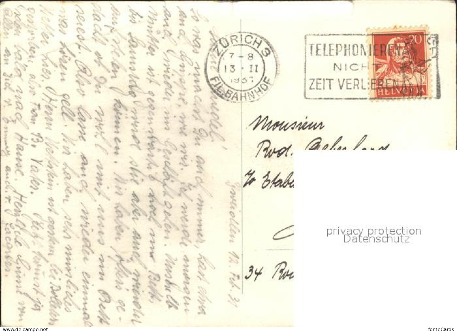 11878607 Zuerich ZH Hauptpost Zuerich - Other & Unclassified