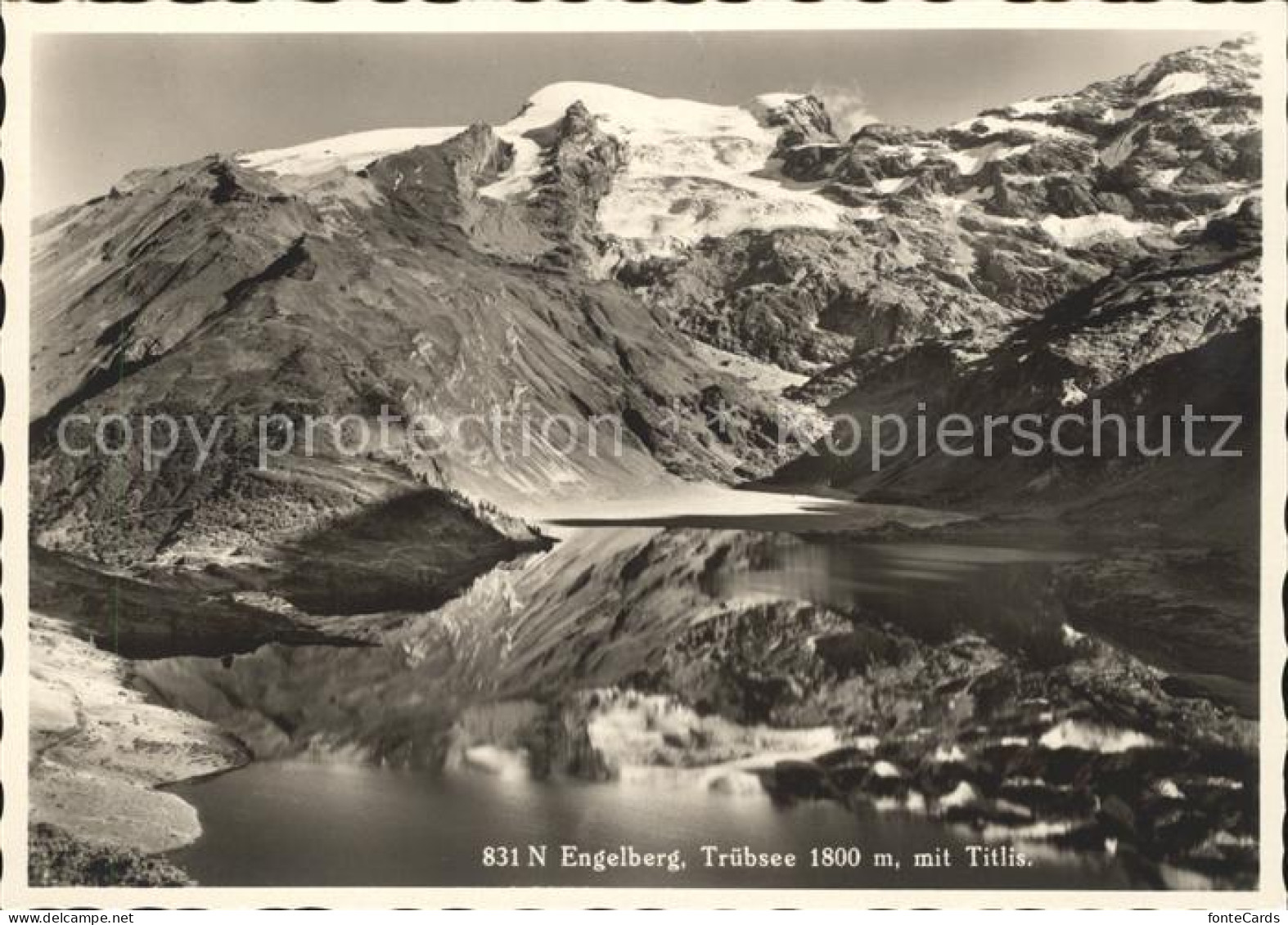 11878247 Engelberg OW Truebsee Mit Titlis Engelberg - Other & Unclassified