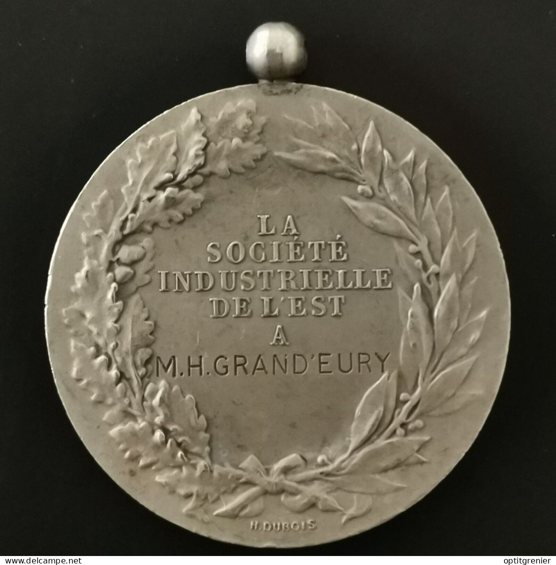 MEDAILLE ARGENT 24.9g 36mm LA SOCIETE INDUSTRIELLE DE L'EST Par DUPUIS/DUBOIS - Sonstige & Ohne Zuordnung