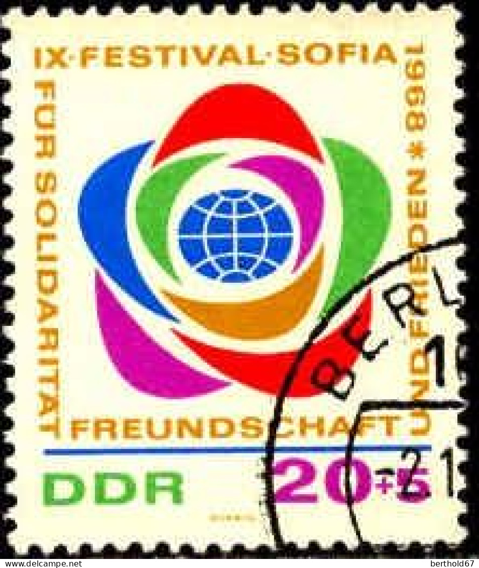 Rda Poste Obl Yv:1071 Mi:1377 Solidartät Freundschaft & Frieden (TB Cachet Rond) - Andere & Zonder Classificatie