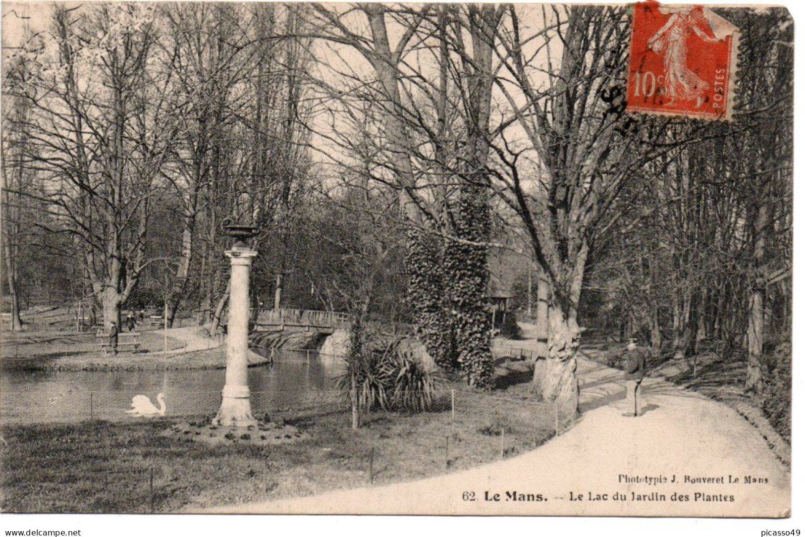 Sarthe , Le Mans , Le Lac Du Jardin Des Plantes - Le Mans