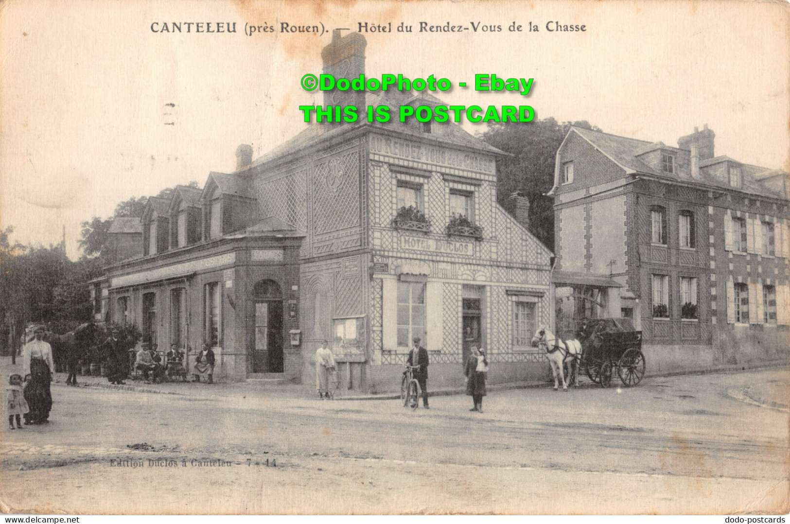 R417795 Canteleu. Pres Rouen. Hotel Du Rendez Vous De La Chasse. Duclos A Cantel - World