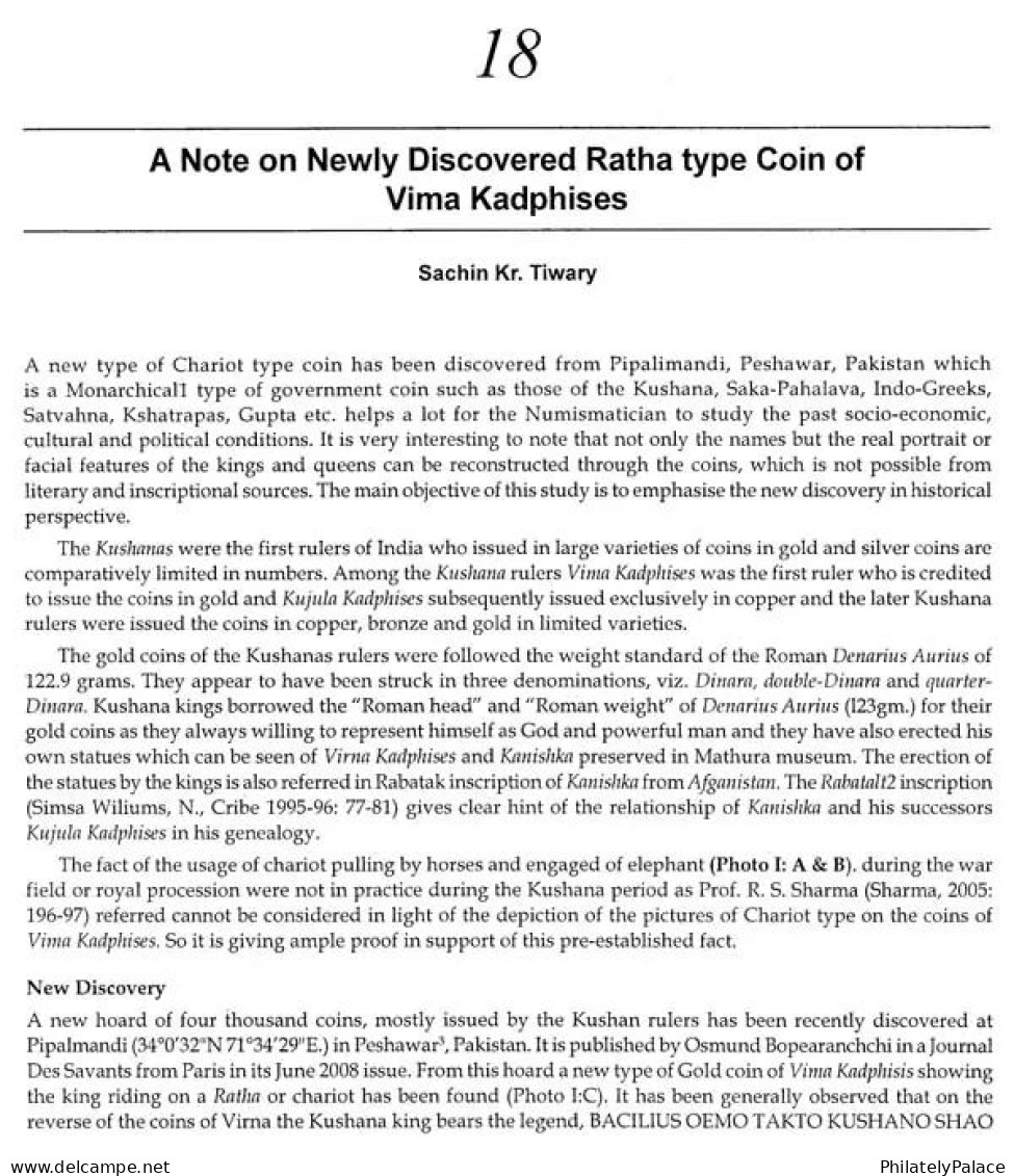 Numismatica Indica- Festschrift, Delhi Sultanate,Mughal,Maratha,Sikh,British (**) India Inde COIN LITERATURE