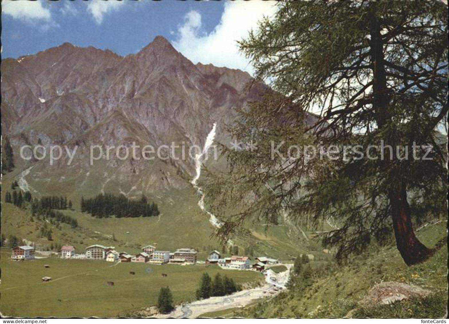 11877877 Samnaun Dorf Mit Piz Ot Samnaun Dorf - Sonstige & Ohne Zuordnung