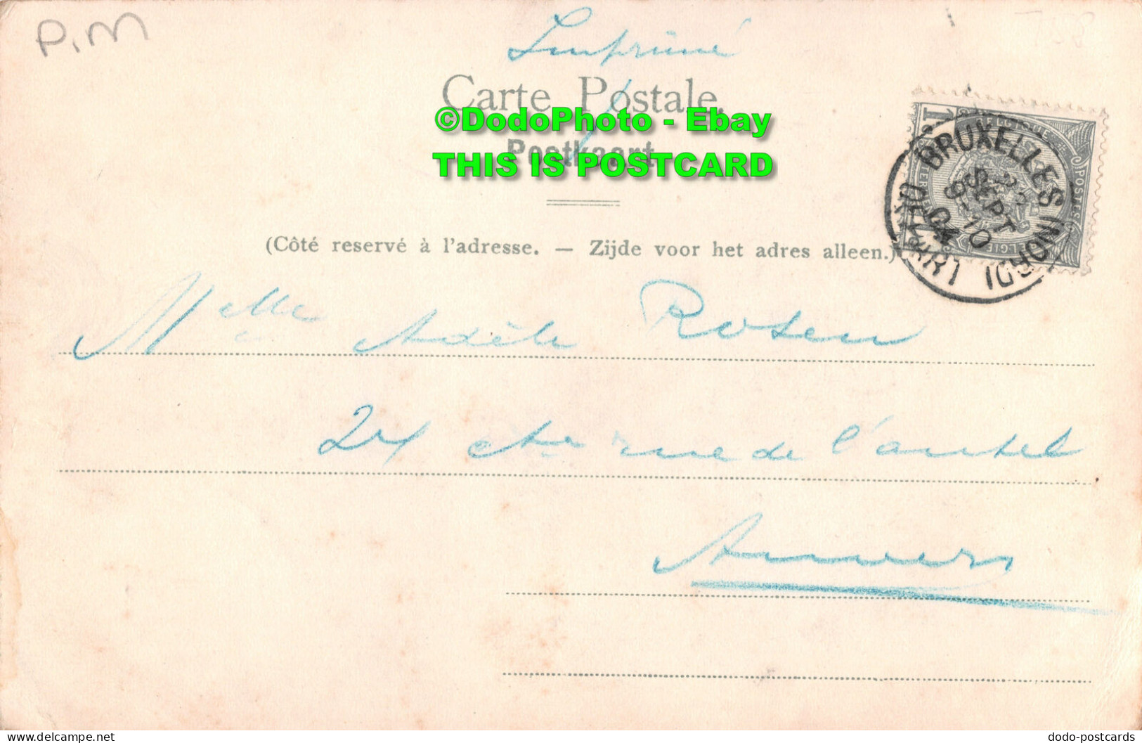 R417824 Ostende. L Estacade Entree Du Port. Wilhelm Hoffmann. 1904 - Monde