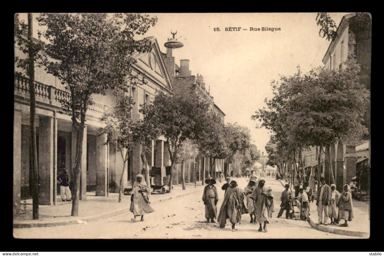 ALGERIE - SETIF - RUE SILLEGUE - Sétif