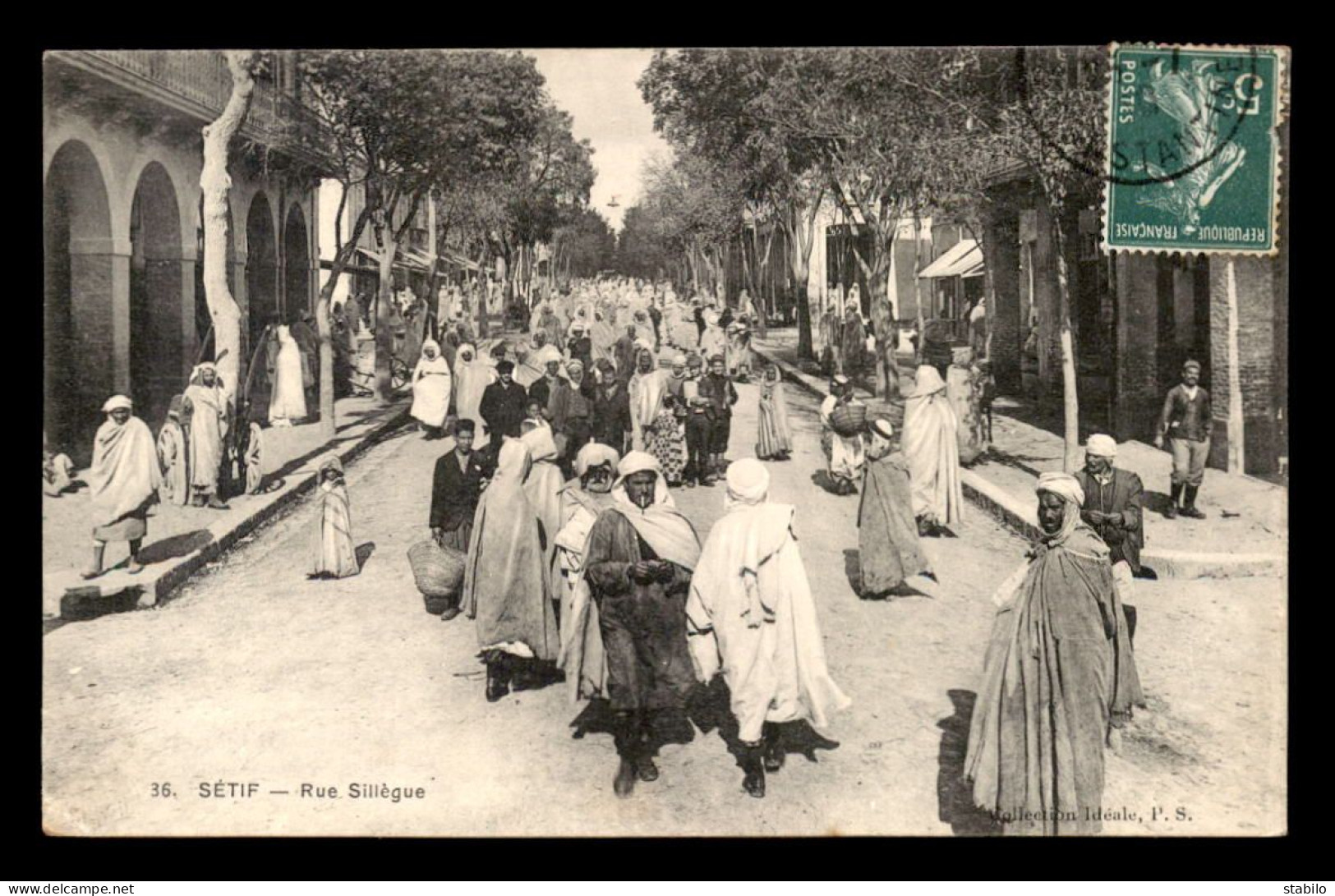 ALGERIE - SETIF - RUE SILLEGUE - Sétif