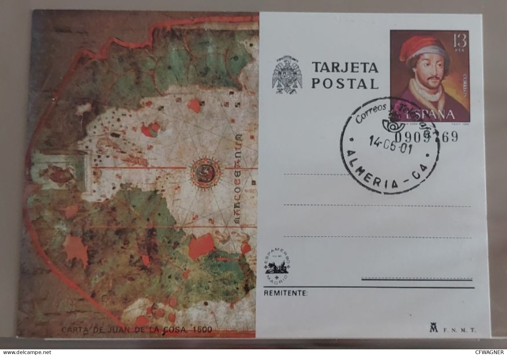 13 enteros (tarjeta Post.) Ganzsachen Spanien