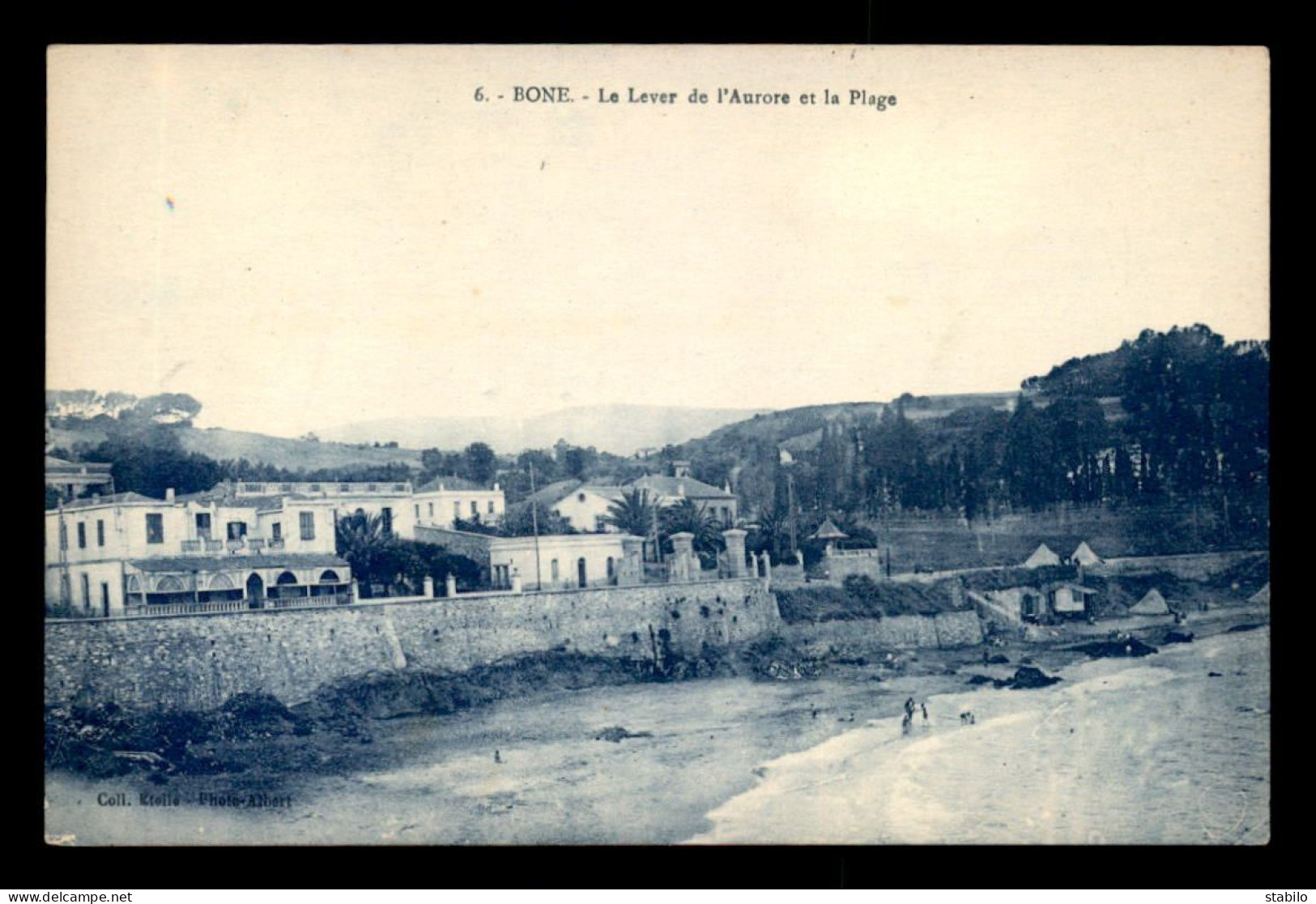 ALGERIE - BONE - LE LEVER DE L'AURORE ET LA PLAGE - Annaba (Bône)